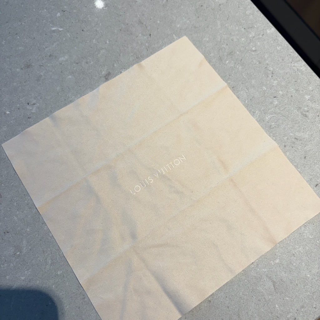 Louis Vuitton Tan Fabric Cleaning Cloth Square